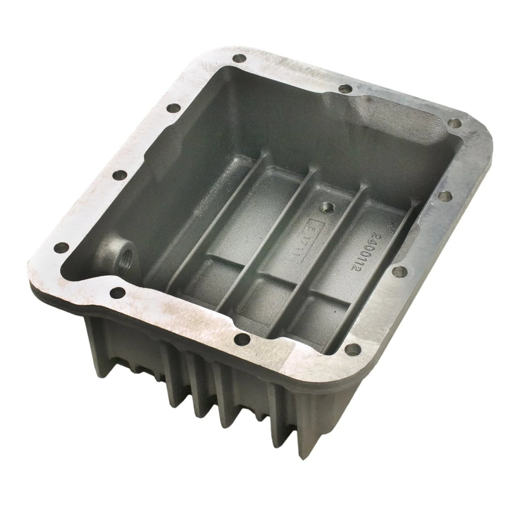 B&M B&M Hi-Tek Deep Transmission Pan - Aluminum fits 1970-1981 Ford / Lincoln / Mercury - Detail View