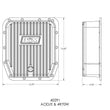 Load image into Gallery viewer, B&amp;M B&amp;M Hi-Tek Deep Transmission Pan - Aluminum fits 1980-2011 Ford / Lincoln / Mercury - Back View