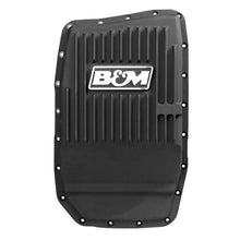 Load image into Gallery viewer, B&amp;M B&amp;M Hi-Tek Deep Transmission Pan - Black Aluminum fits 2009-2021 Ford F-150 / F-250 Super Duty - Main Product View