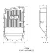 Load image into Gallery viewer, B&amp;M B&amp;M Hi-Tek Deep Transmission Pan - Black Aluminum fits 2009-2021 Ford F-150 / F-250 Super Duty - Side View