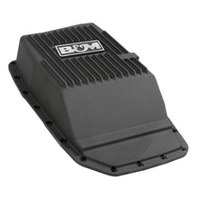 Load image into Gallery viewer, B&amp;M B&amp;M Hi-Tek Deep Transmission Pan - Black Aluminum fits 2009-2021 Ford F-150 / F-250 Super Duty - Installation View