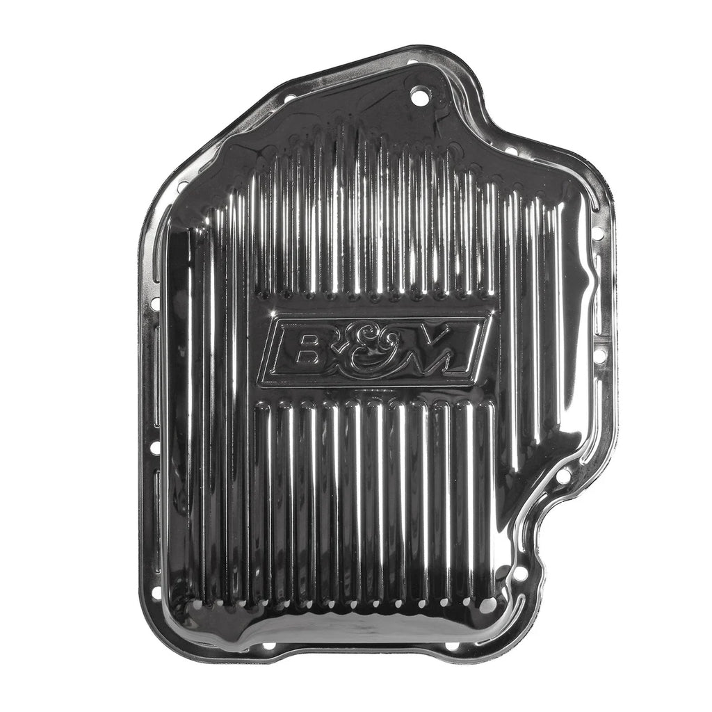 B&M B&M Hi-Tek Deep Transmission Pan - Chrome fits 1965-1990 Buick / Cadillac / Chevrolet - Main Product View