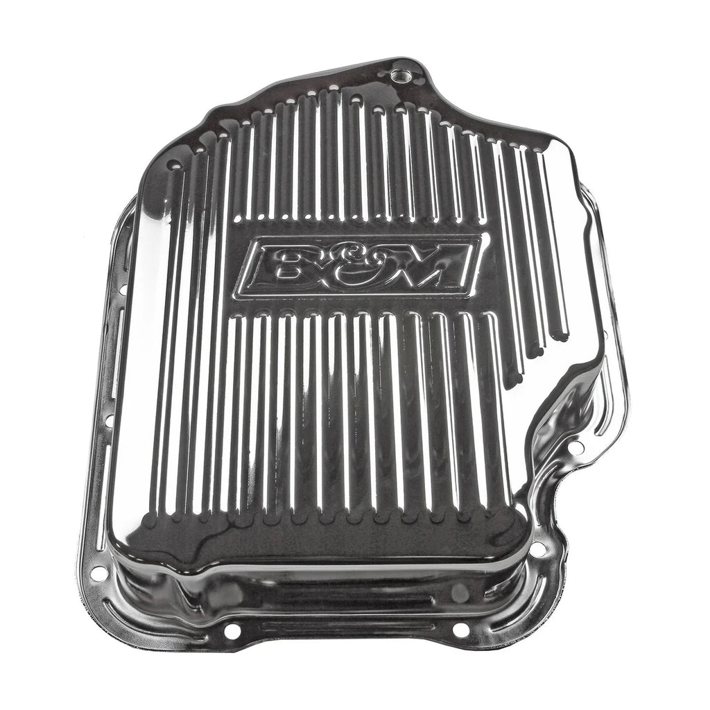 B&M B&M Hi-Tek Deep Transmission Pan - Chrome fits 1965-1990 Buick / Cadillac / Chevrolet - Additional View 6