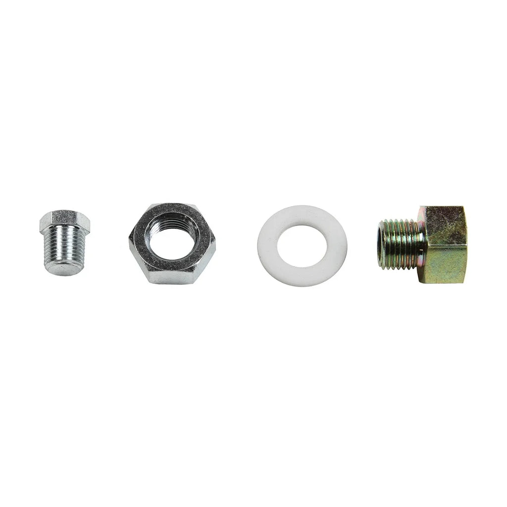 B&M B&M Hi-Tek Universal Transmission Pan Drain Plug Kit 80250 - Installation View