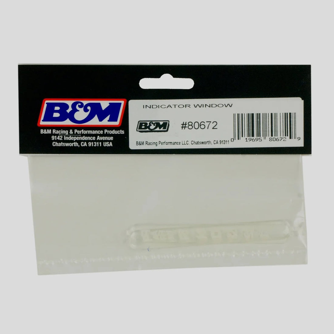B&M B&M Indicator Window for all QuickSilver Shifters - Side View