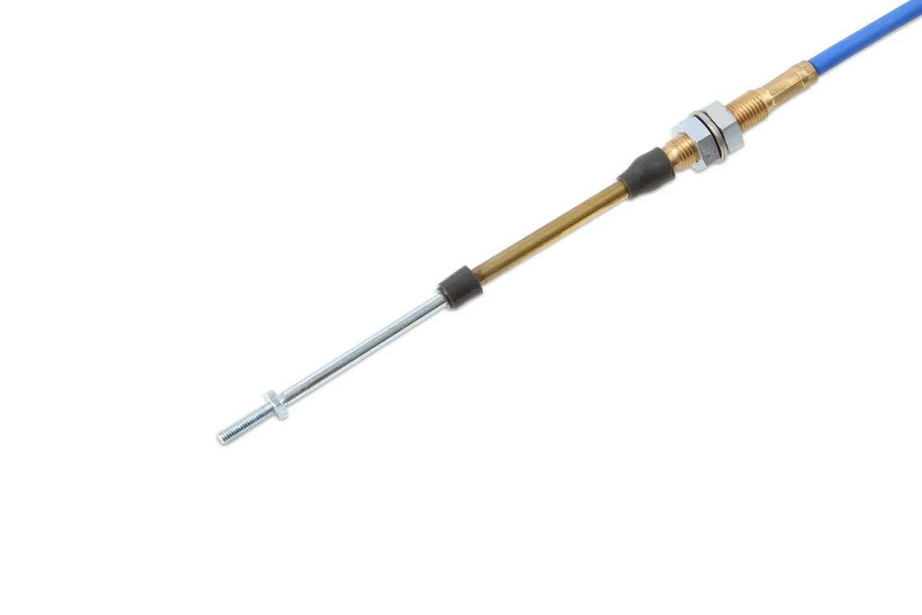 B&M B&M Performance Shifter Cable - 5-Foot Length - Blue - Installation View