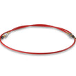 Load image into Gallery viewer, B&amp;M B&amp;M Performance Shifter Cable - 6-Foot Length Double Threaded Ends - Red - Side View
