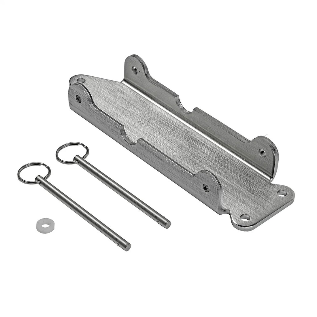 B&M B&M Quick Detach Shifter Mounting Plate Kit - Aluminum 80715 - Side View