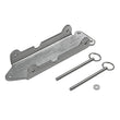 Load image into Gallery viewer, B&amp;M B&amp;M Quick Detach Shifter Mounting Plate Kit - Aluminum 80715 - Back View