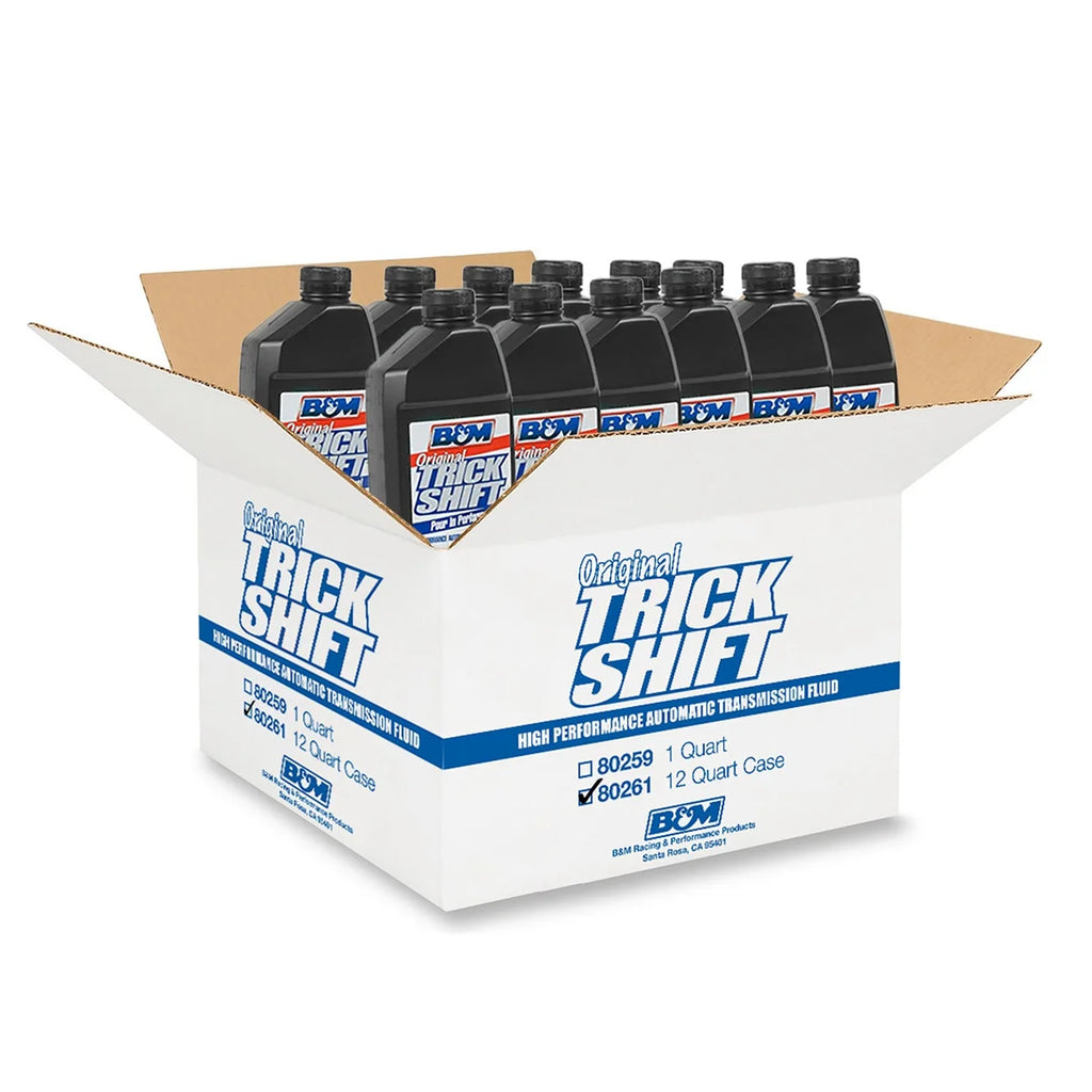B&M B&M Trick Shift Automatic Transmission Fluid - Case of 12 Quart Bottles - Main Product View