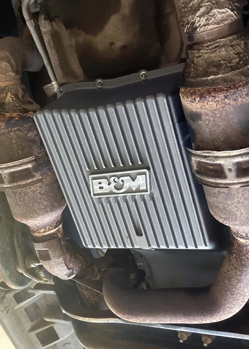 B&M Fits 2011 - 2022 Ford F250/F350 with 6R140 transmission - Side View