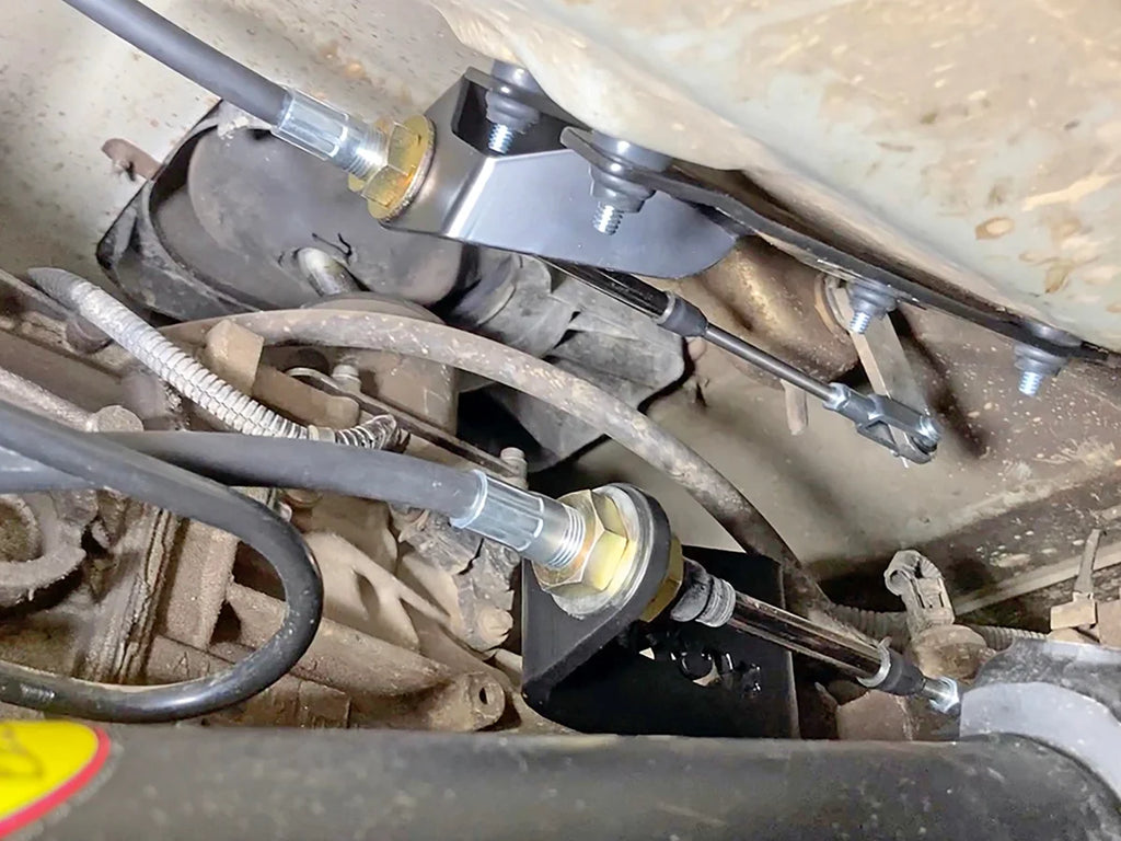 B&M Heavy Duty Transfer Case Shift Cable Conversion Kit - Side View