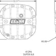 Load image into Gallery viewer, B&amp;M Hi-Tek Aluminum Differential Cover - Black fits 2015-2024 Ford F-150 Super 8.8 - Installation Diagram