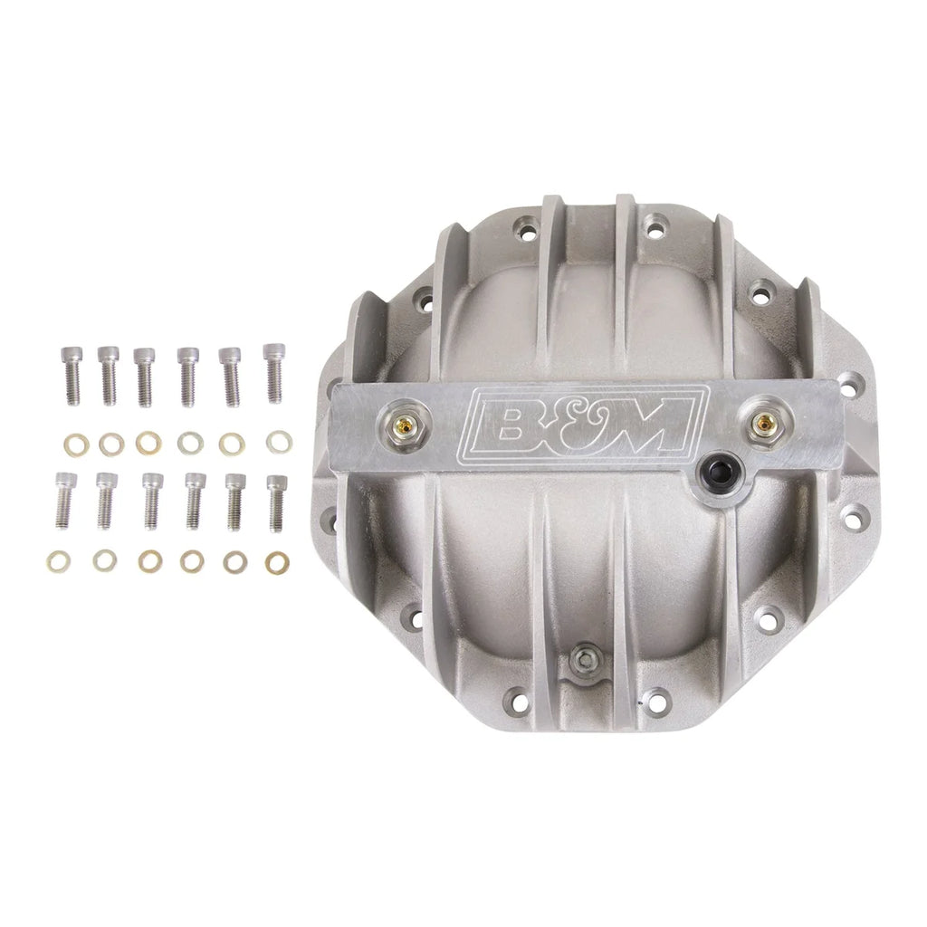 B&M Hi-Tek Aluminum Differential Cover fits 1994-2024 Chrysler / Dodge / Mitsubishi / Ram 9.25-inch - Detail View
