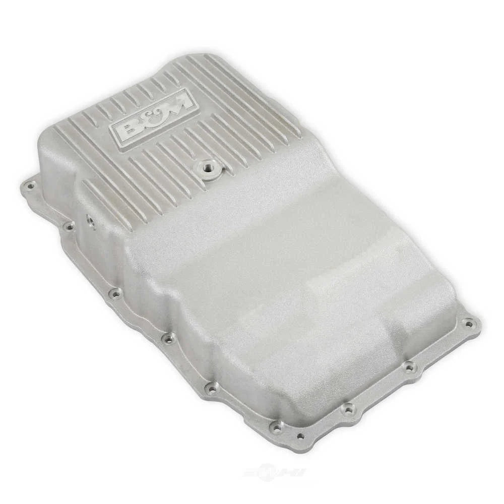 B&M Hi-Tek Heavy Duty Deep Transmission Pan - 10L80 - Aluminum - Natural 70401 fits GM - Additional View 6