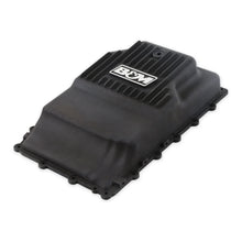 Load image into Gallery viewer, B&amp;M Hi-Tek Heavy-Duty Deep Transmission Pan - Aluminum - Black fits Ford 10R80 - Side View