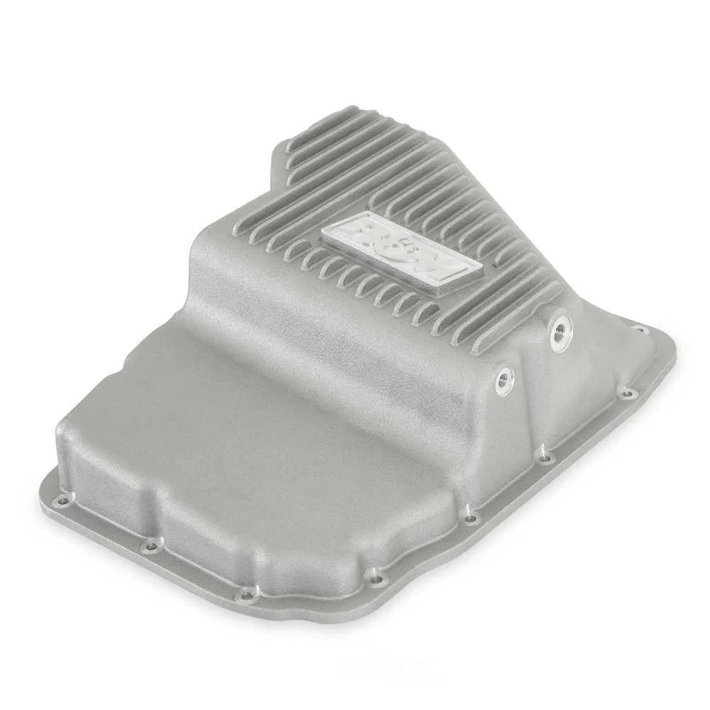 B&M Hi-Tek Transmission Pan 70402 fits 1999-2024 Dodge / Jeep / Ram - Back View