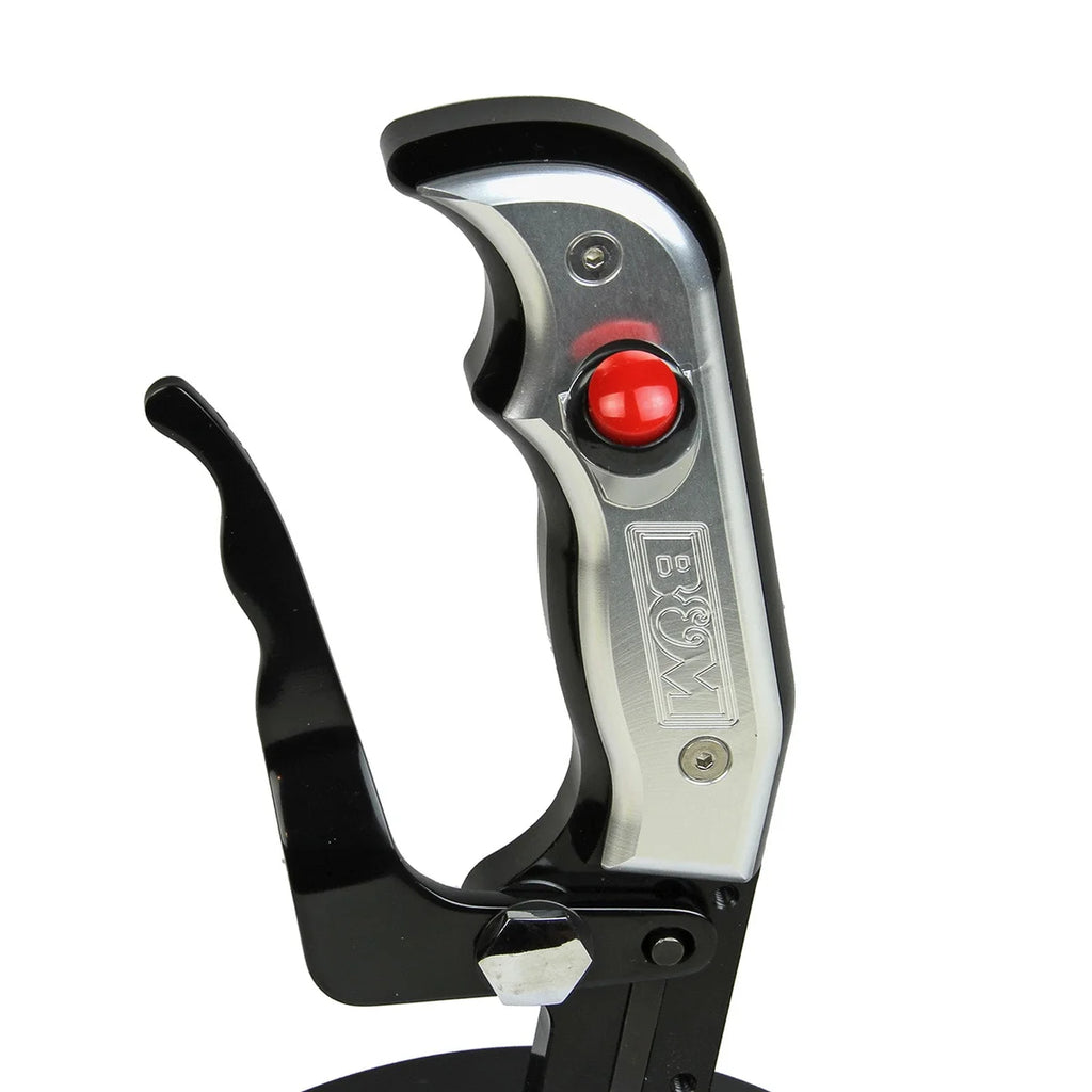 B&M Magnum Grip Side Plate with 12V Button - Back View
