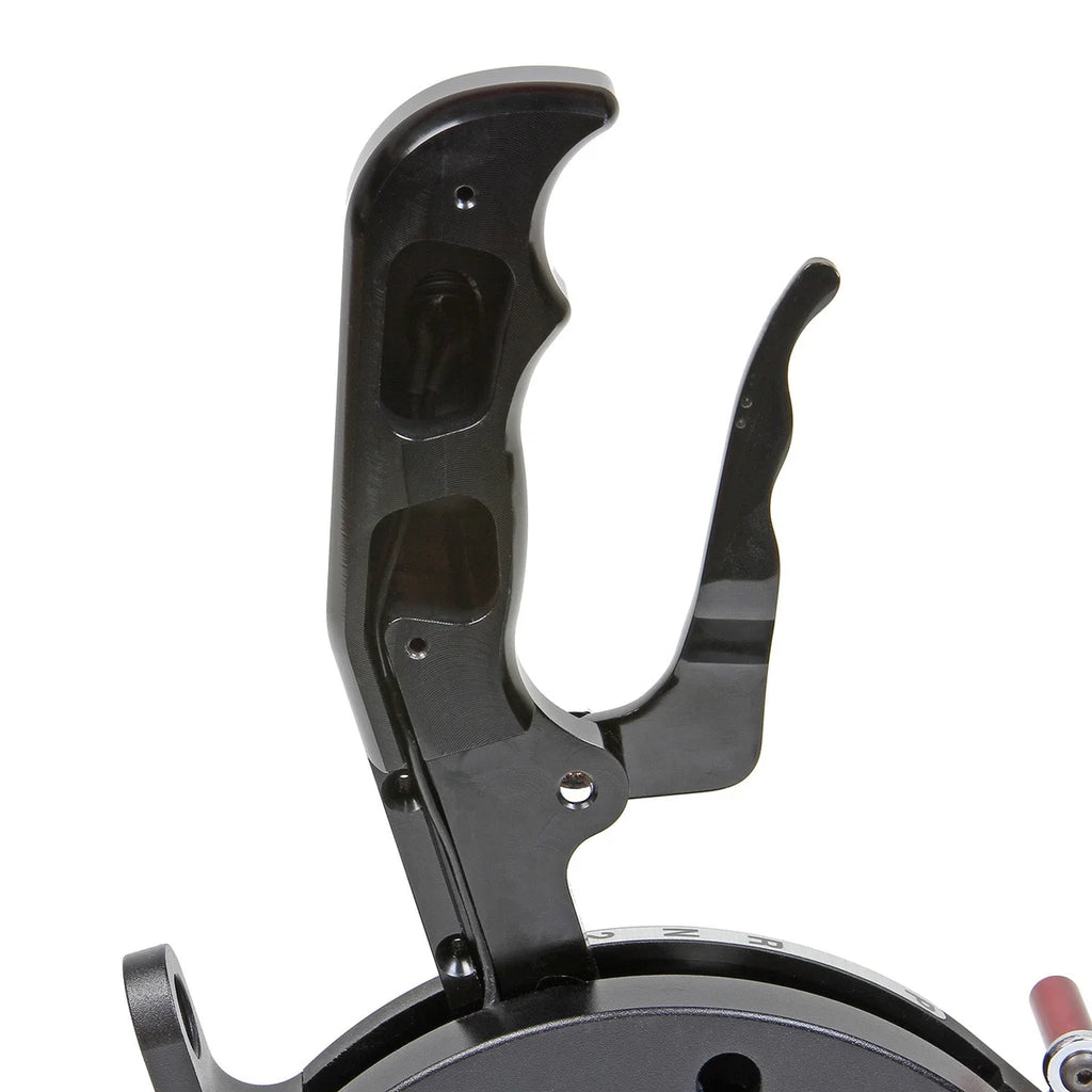 B&M Magnum Grip Side Plate with 12V Button - Installation View