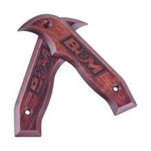 Load image into Gallery viewer, B&amp;M Magnum Grip Side Plates - Rosewood - Detail View