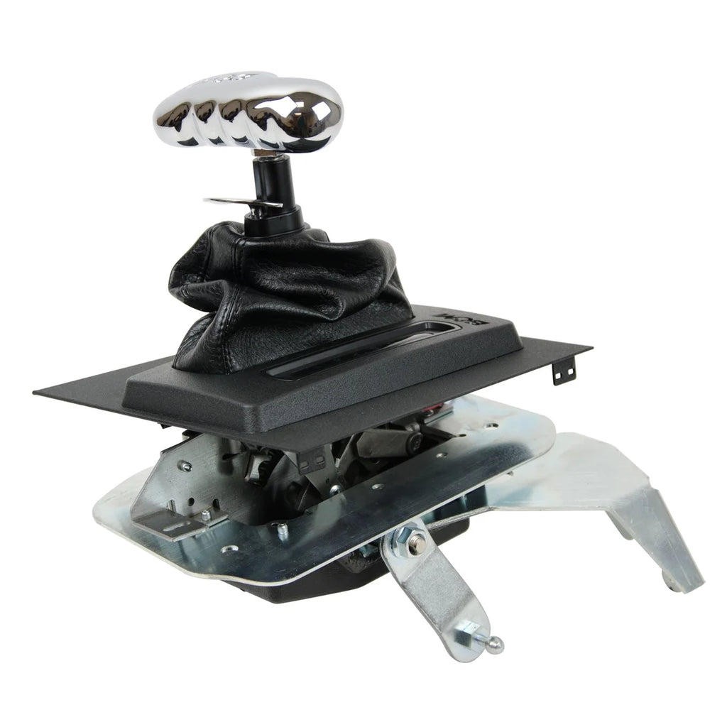 B&M Ratchet Shifter - Console fits 1987-1993 Ford Mustang - Side View
