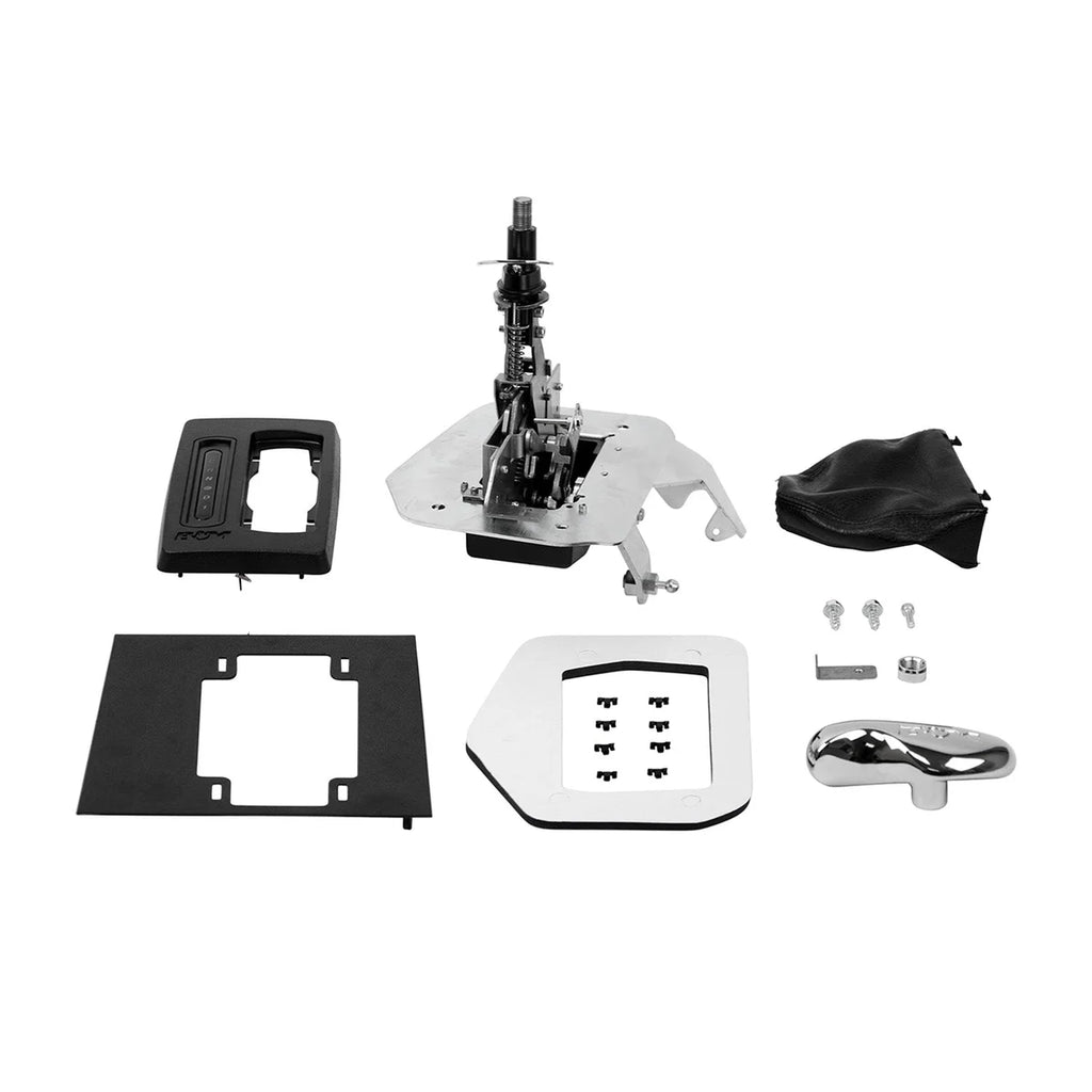 B&M Ratchet Shifter - Console fits 1987-1993 Ford Mustang - Back View