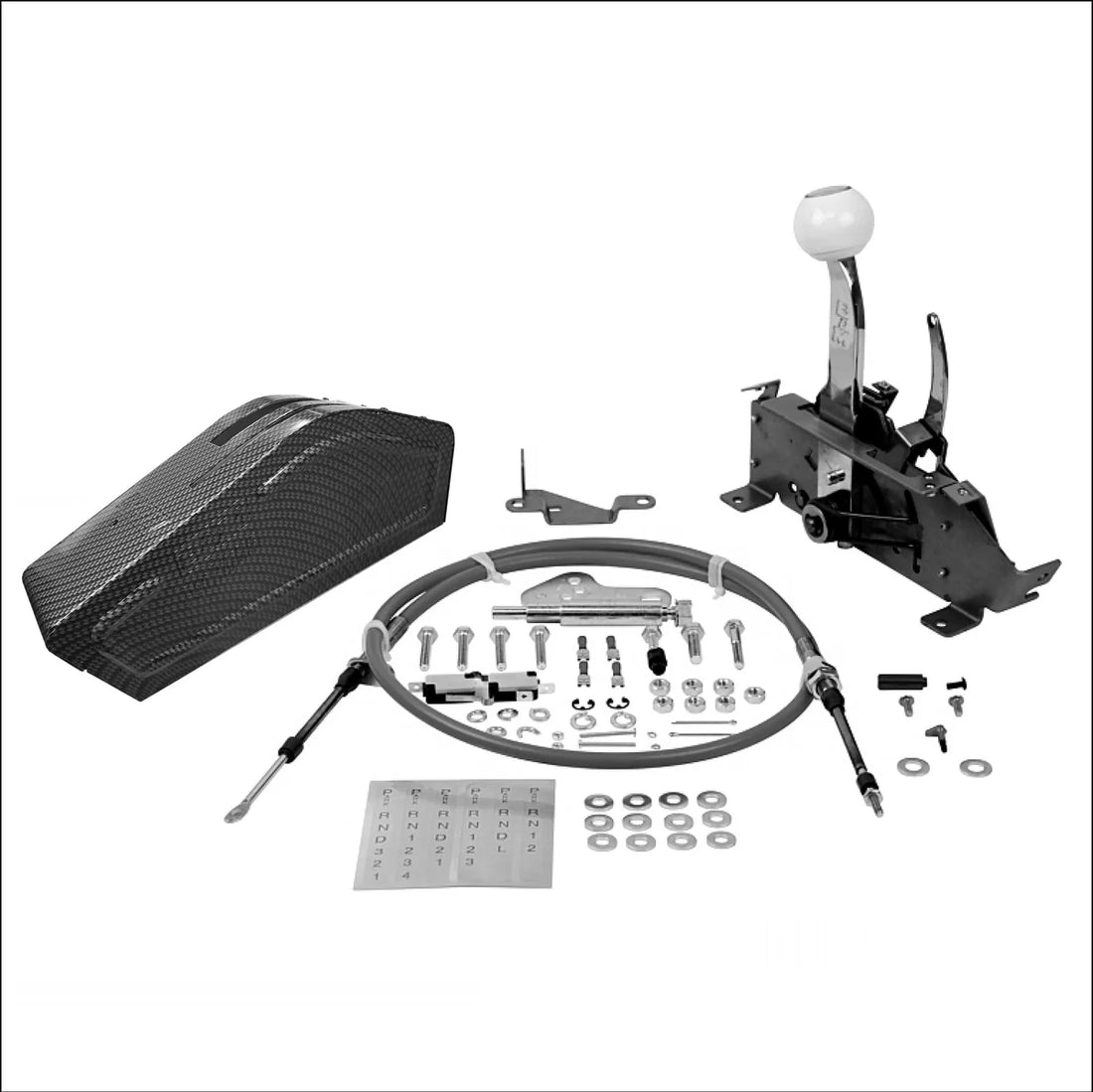 B&M Universal 2, 3 & 4-speed compatible shifter - Back View