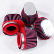 Load image into Gallery viewer, BMC Conical Carburetor Filter w/Chrome Top - 50mm Inlet / 80mm H