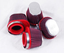 Load image into Gallery viewer, BMC Conical Carburetor Filter w/Chrome Top - 50mm Inlet / 80mm H