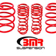 Load image into Gallery viewer, BMR 07-14 Shelby GT500 Performance Version Lowering Springs (Set Of 4) - Red