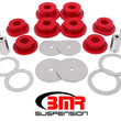 Load image into Gallery viewer, BMR 08-18 Dodge Challenger Rear Cradle Bushing Kit Polyurethane - Red
