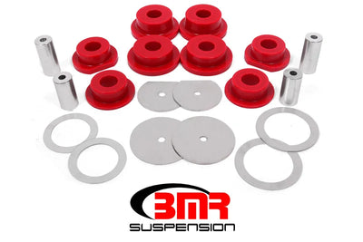 BMR Suspension Rear Cradle Bushing Kit Polyurethane - Red fits...