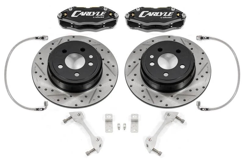 BMR 08-23 Dodge Challenger Brake Kit For 15in Conversion Black Calipers Non-Demon/Redeye