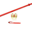 Load image into Gallery viewer, BMR 10-11 5th Gen Camaro Rear Hollow 25mm Adj. Sway Bar Kit w/ Bushings - Red