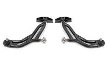 Load image into Gallery viewer, BMR 10-14 Ford Mustang Adj. Lower A-Arms Delrin/Rod End w/ 19mm STD. Ball Joint - Black Hammertone - Main Product View