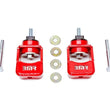 Load image into Gallery viewer, BMR 10-15 5th Gen Camaro Motor Mount Kit (Polyurethane) - Red (Spacers Not Included)