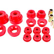 Load image into Gallery viewer, BMR 10-15 5th Gen Camaro Pro Version Rear Cradle Bushing Kit (BK024 BK029) - Red
