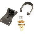 Load image into Gallery viewer, BMR 10-15 5th Gen Camaro V8 Automatic FrontDriveshaft Safety Loop - Black Hammertone