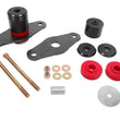 Load image into Gallery viewer, BMR 11-18 Dodge Challenger Motor Mount Polyurethane Bushing Upgrade Kit - Black Anodized - Side View