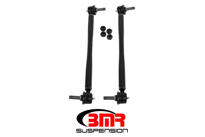BMR 12-15 5th Gen Camaro Front Sway Bar End Link Kit - Black - Side View