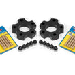 Load image into Gallery viewer, BMR 14-17 Chevrolet SS Wheel Spacer Kit Front 1.25in Wide 1/2-20 Stud Shank Lugs - Black Anodized