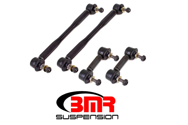 BMR 14-17 Chevy SS Front and Rear Sway Bar End Link Kit - Black - Side View