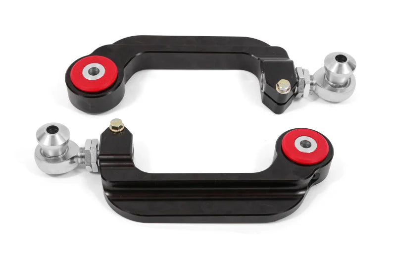 BMR 15-18 S550 Mustang Billet Aluminum Camber Links Adjustable (Poly/Rod ends) - Black Anodized - Main Product View