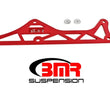 Load image into Gallery viewer, BMR 16-17 6th Gen Camaro Aluminum Driveshaft Tunnel Brace - Red