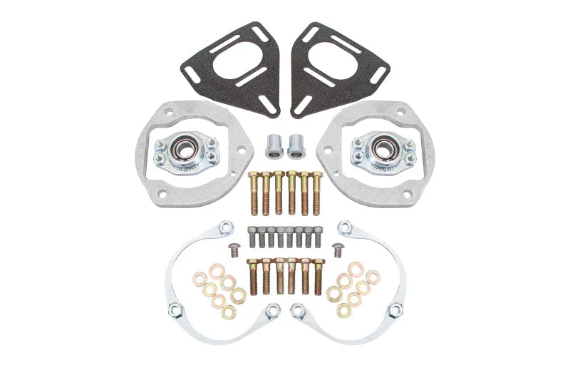 BMR 16-24 Chevy Camaro Caster Camber Plates - Black Hammertone