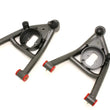 Load image into Gallery viewer, BMR 64-72 A-Body Non-Adj. Lower A-Arms (Polyurethane) - Black Hammertone