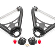 Load image into Gallery viewer, BMR 64-72 A-Body Non-Adj Upper A-Arms (Polyurethane) - Black Hammertone