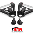 Load image into Gallery viewer, BMR 64-72 A-Body Upper Non-Adj. A-Arms w/ Stock Spindles (Polyurethane) - Black Hammertone