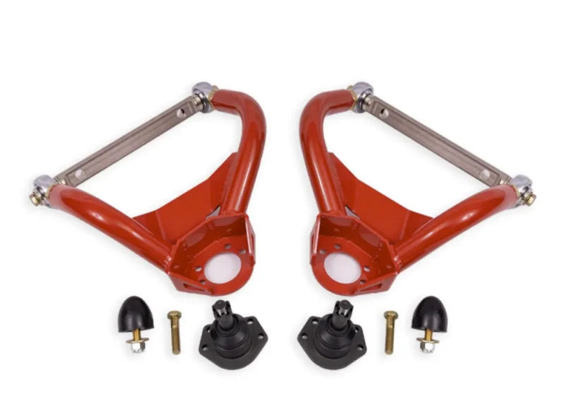 BMR 64-72 GM A-Body Adjustable Upper A-Arms Standard Ball Joint - Red