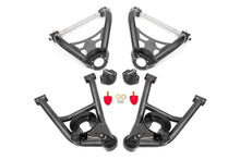 Load image into Gallery viewer, BMR 64-72 GM A-Body Non-Adjustable A-arm Kit - Black Hammertone